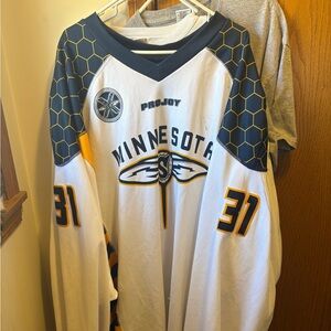 HUGE PROJOY MINNESOTA SWARM 10TH ANNIVERSARY SEASON LACROSSE JERSEY SIZE 58G 4XL